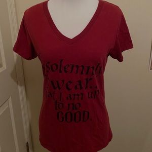 Harry Potter Solemnly Swear v-neck t-shirt